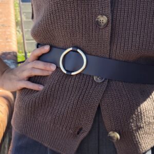 Ceinture Cuir Marine